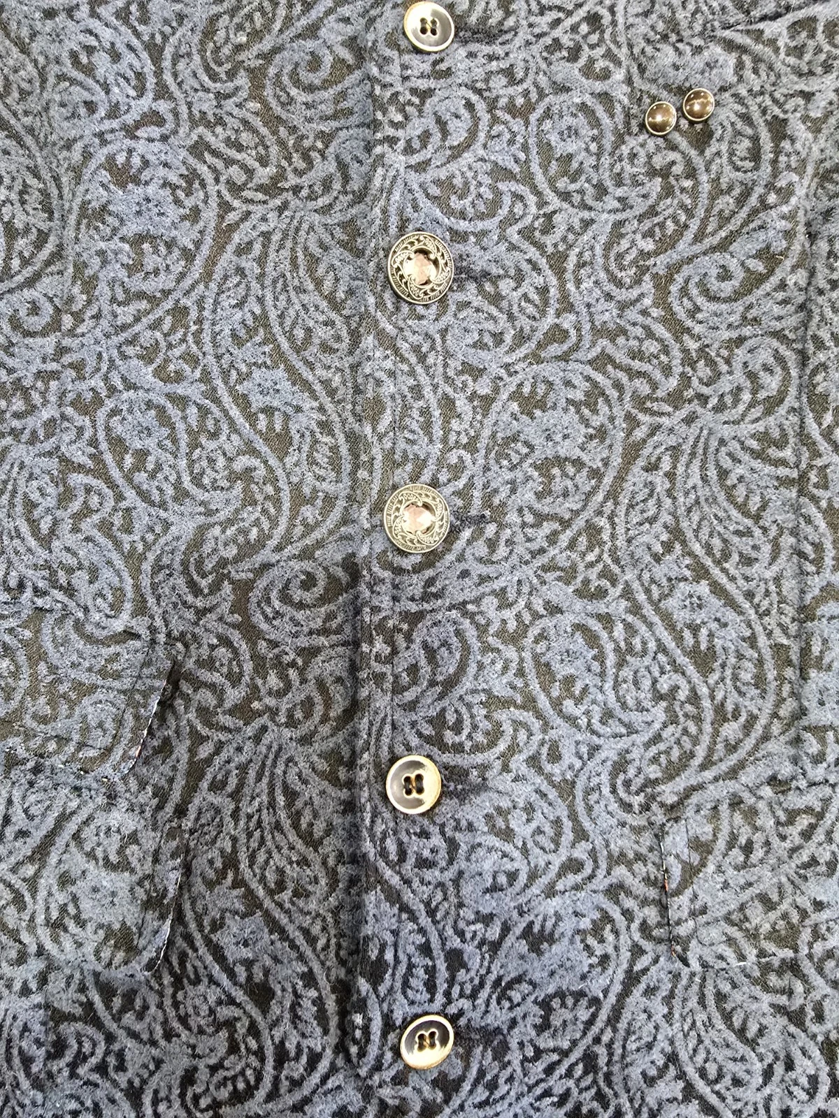 Garry's Earth Vest Handcrafted Made In Italy Size M Cod.34 - product detail image 5