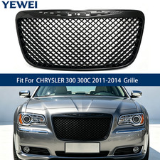 For Front Grille Grill 2011 2012 2013 2014 Chrysler 300 300c Srt Style Black