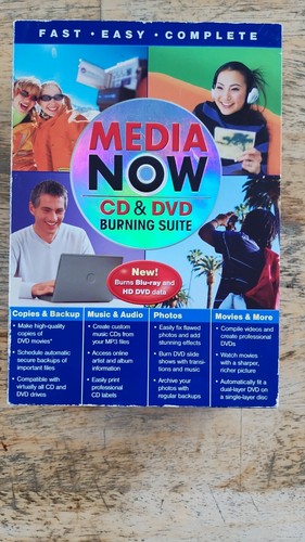 NEW MEDIA NOW CD & DVD BURNING SUITE/ NOVA DEVELOPMENT For Windows free shipping