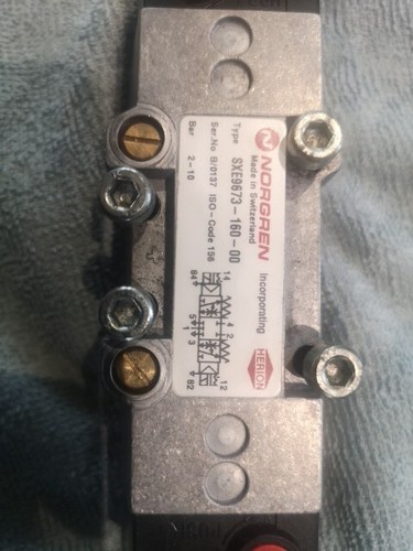 NORGREN pneumatic solenoid valve 5/3, SXE9673-160-00 - Picture 2 of 4