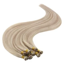 Invisible Brazilian Straight Hand Tied Sew in Weft  100% Virgin Human Hair 100g