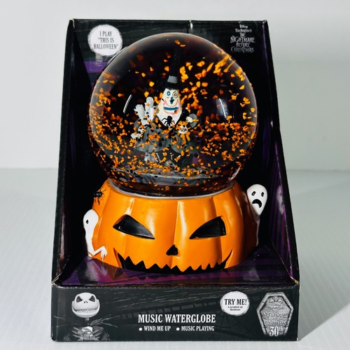 Nightmare Before Christmas Music Water Globe Mayor 2023 Halloween Disney - Picture 10 of 24