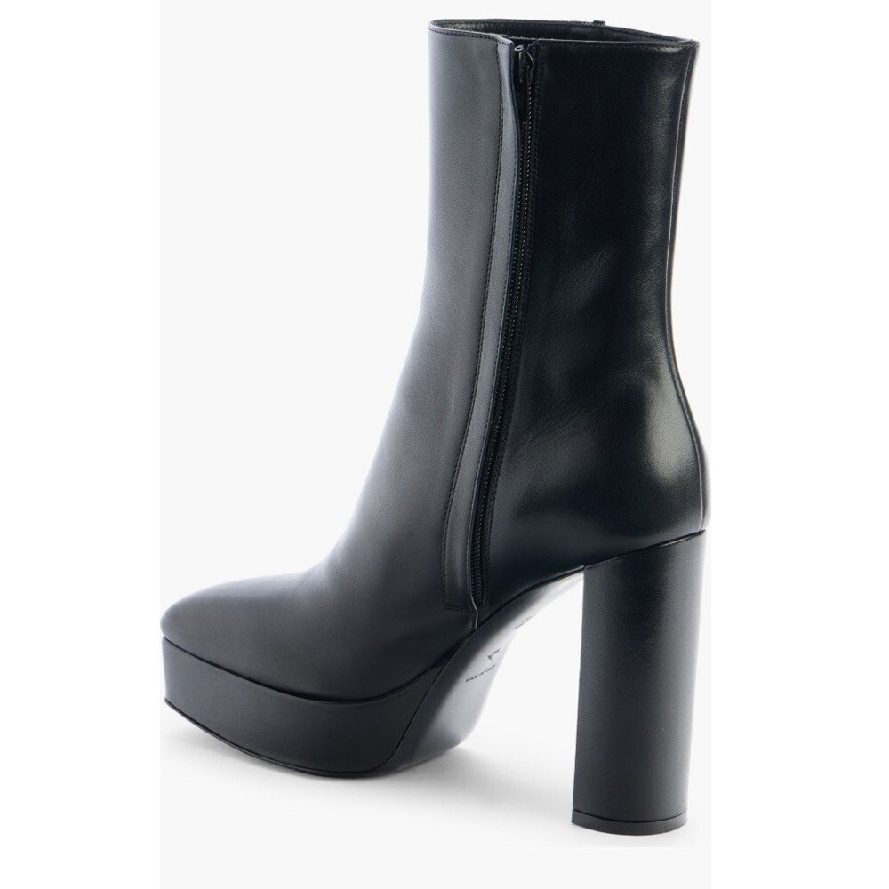 【GIVENCHY】BIG Sale★G-Lock Platform Boots 115 Givenchy} G Lock Platform Ankle Boots in Leather NIB Size