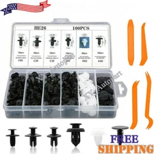Accessories Clip Trim Car Push Pin Rivet Bumper-Door Panel Retainer Fastener kit