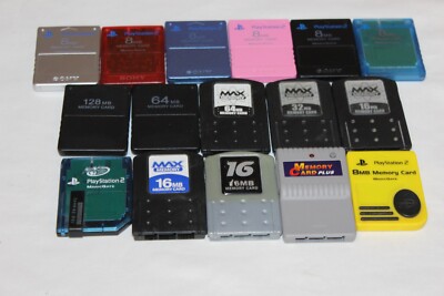 Original Speicherkarte Memory Card Magic Gate PlayStation 2- 8MB-128 MB