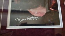 Jerry Garcia Orignal Autograph 8x10 Conservation Mount