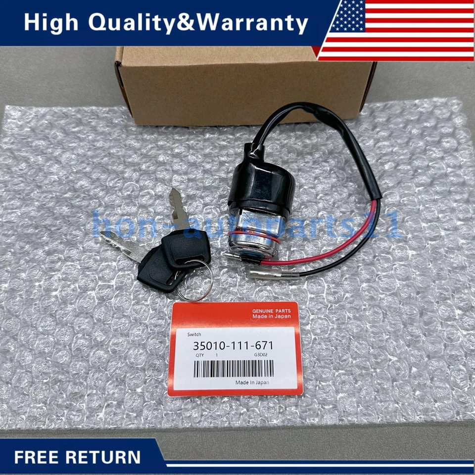 New Ignition Key Switch For Honda CT90 CL70 CL90 CB125 CL100 CL100S CL125 XL100 Foto 4 de 4
