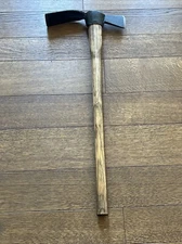 Antique WARREN-TEED Axe Grub Hoe CUTTER MATTOCK Mining Farm Fire Railroad