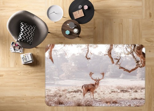 3D Grassland Forest 12433 Assaf Frank Desk Mat