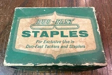 Vintage Duo-Fast 5000 Staples 3/8" No. 3412-D BOX ONLY