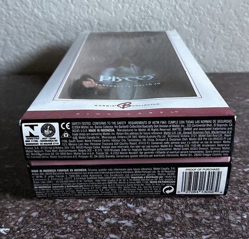 Vintage 2004 Pisces Barbie Collector Pink Label Edition NEW Sealed Unopened Box! - Picture 2 of 9