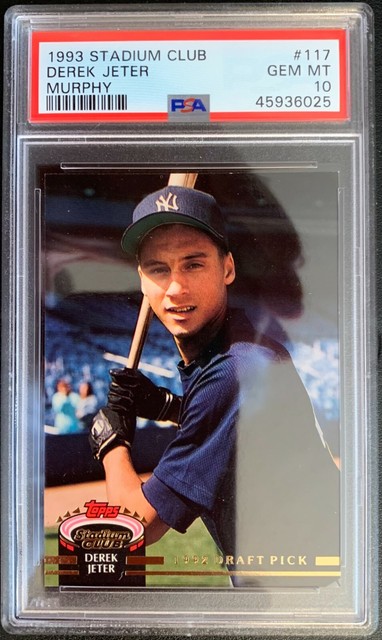 Derek Jeter 1993 Topps Stadium Club Murphy