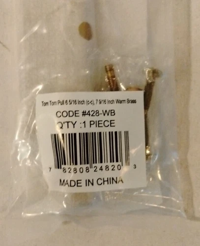 Atlas Homewares 428 Tom Tom 6-1/4" Center to Center Rectangular - Picture 2 of 3