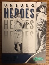 2021 Panini Absolute Green Parallel Unsung Heroes Tony Lazzeri NY Yankees