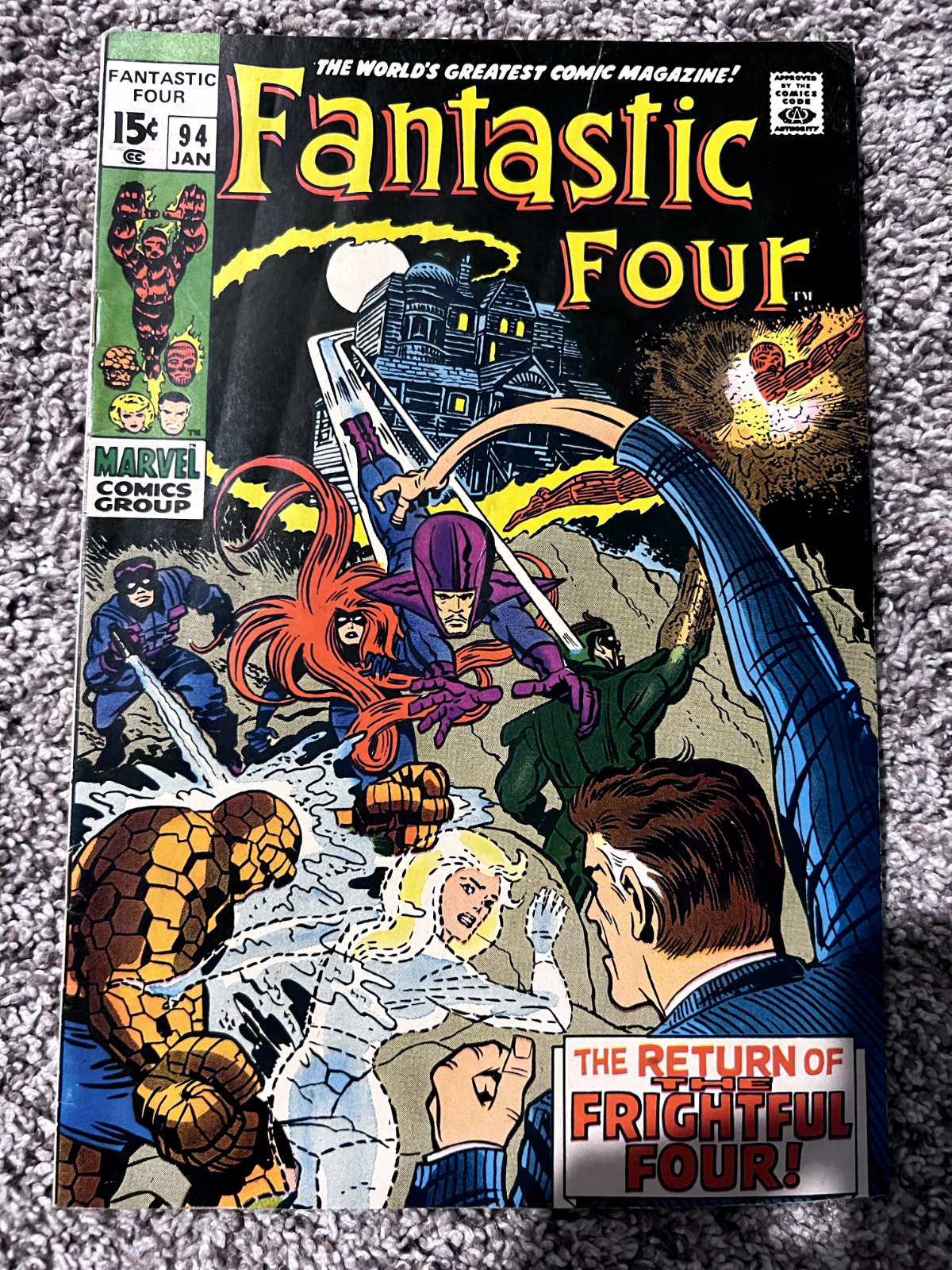 Fantastic Four #94 VG The Return of Frightful Four
