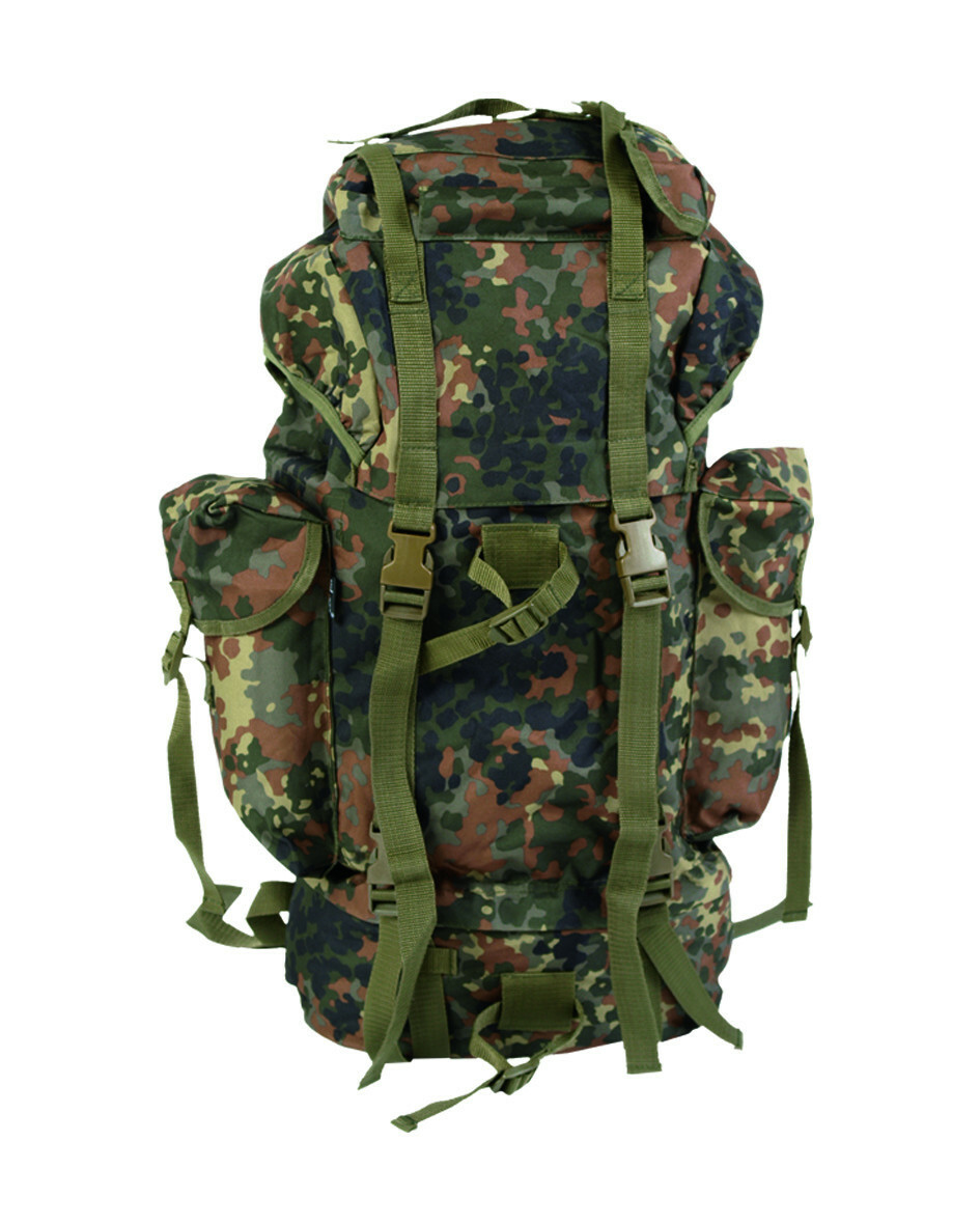 BW Rucksack 65 Liter Bundeswehr Rucksack Outdoor Trekking Flecktarn Neu ...