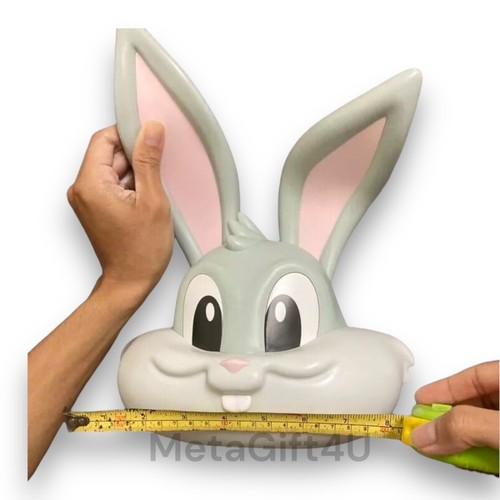 Bug Bunny Popcorn Bucket Cross Strap Looney Tunes 2023 Figure Movie Memorabilia - Picture 14 of 15