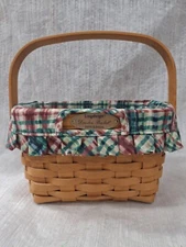 Longaberger, 1999 Edition Dresden Basket, with Liner