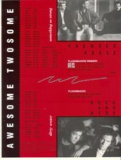 Crowded House- Something So Strong/Rock And Hyde Dirty Water 1987 Ad advertiseme