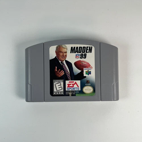 Refurbished Madden NFL 99 N64 Nintendo 64 - Authentic Cartridge Only