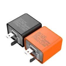 2-Pin Adjustable LED Flasher Relay Turn Signal Indicator Light For Motorcycle
