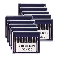 Dental Carbide Burs Tungsten Steel Bur FG # 330 Pear for High Speed Handpiece DC