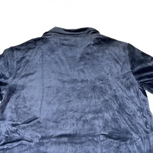 Karl Lagerfeld Fleece Poloshirt Herren klein marineblau Bowler-Stil Ausschnitt UVP $ 119 - Bild 14 von 14