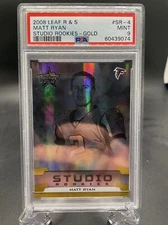 2008 leaf R & S matt ryan studio rookies gold /500 psa 9 