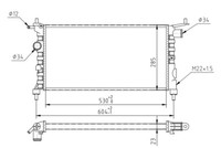 Hart KüHler WasserküHler MotorküHler FüR Opel Corsa B Tigra 73 78 79 95 71 F35