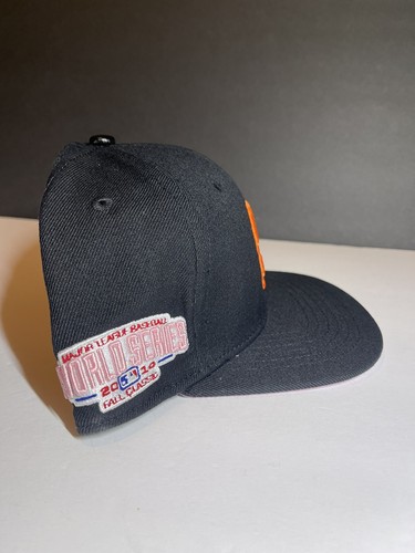 SF Giants Baseballmütze WORLD SERIE DRUCKKNOPFLASCHE MÜTZE Patch Pro Standard CA neu schwarz - Bild 2 von 7