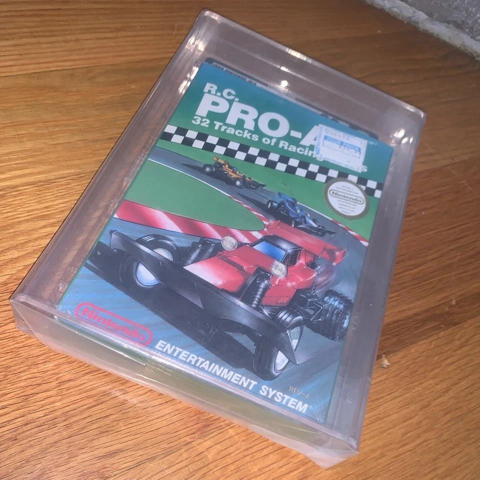 Brand New NES RC Pro-Am 1988 Factory Sealed VGA 80+ Silver H-Seam Graded Game - Image 4 of 4