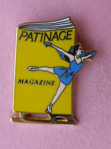 Pin's JO Calgary 88 - Patinage Artistique, émaillé, Signé, Rare !