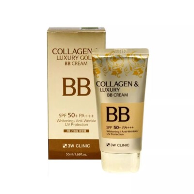 3W Clinic Collagen Luxury Gold BB Cream 3solution SPF50+ PA+++ 50ml 1.69oz KB010