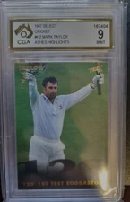 1997 SELECT CRICKET CGA 9 ASHES HIGHLIGHTS MARK TAYLOR