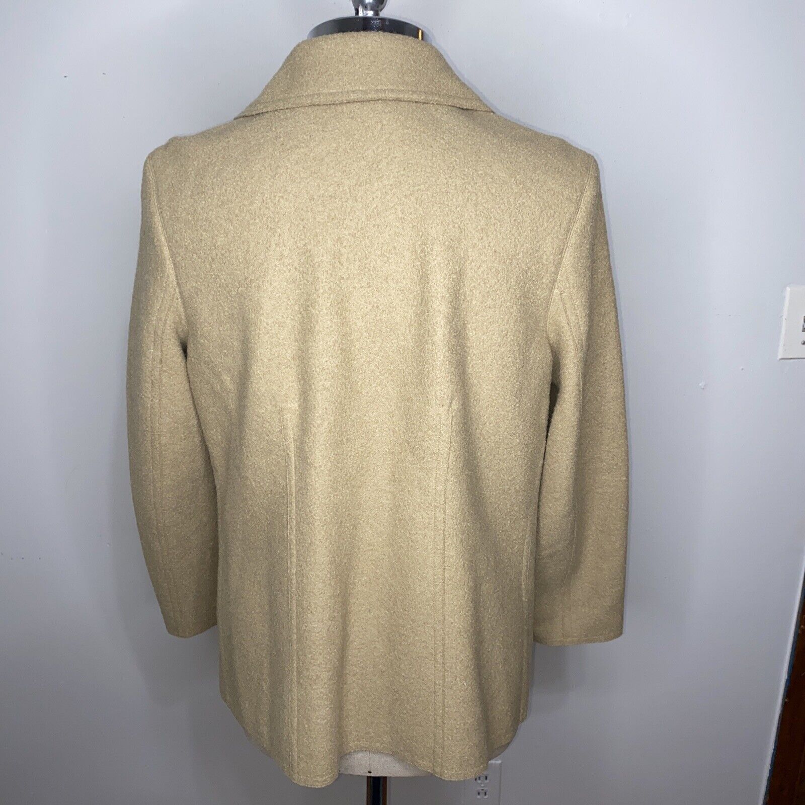 Talbots Wool Alpaca Blazer Size L Tan Camel Jacke… - image 4