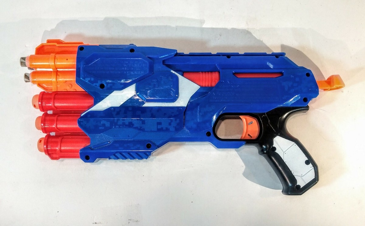 Nerf N-Strike Elite Dual Strike Blaster Darts Included | eBay