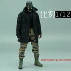 Q3-16  1/12 Scale Soldier Fashion Accessories Clothes Coat Model for 6" Figure