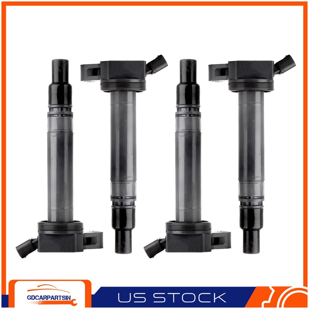 4 New Ignition Coils for 2.5L Toyota Camry RAV4 Lexus IS250 Scion tC OEM 9091902250