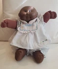 Lovely 978 1982 Cabbage Patch Kids African American Black Girl Doll Bald Vintage