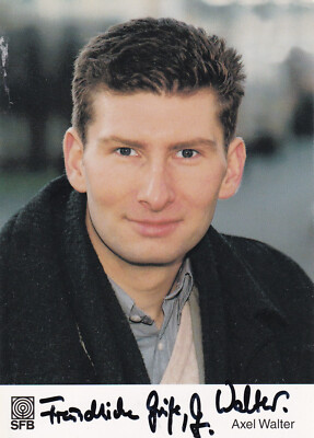 Autogramm - Axel Walter - SFB