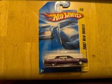Hard to find  Hot Wheels 2007 New Models 64 Lincoln Continental 22 of 36 Purple