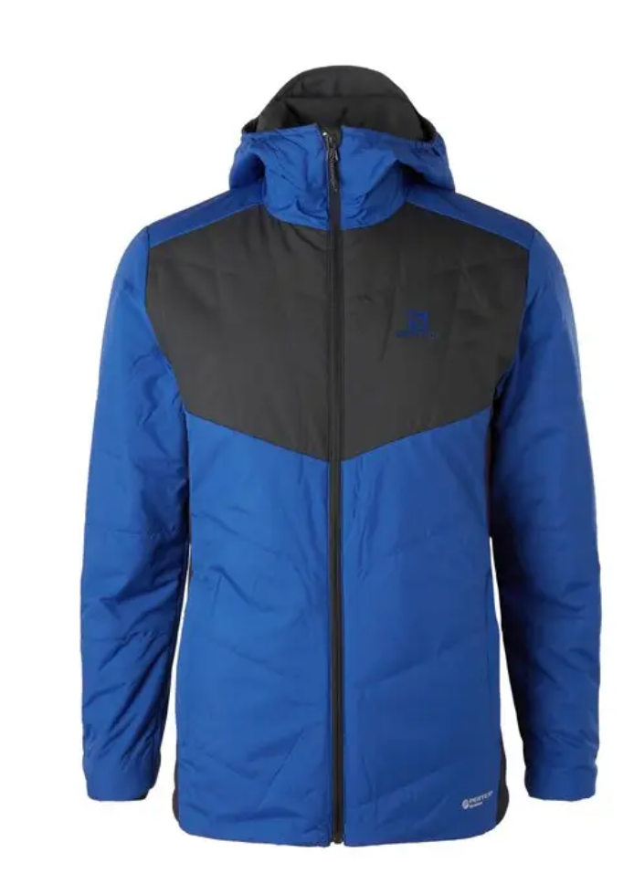 SALOMON Drifter Cappuccio Medio Giacca Reversibile Taglia Large Blu