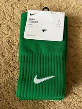 Nike Soccer Classic Knee High Green White Size Medium SX5728-302