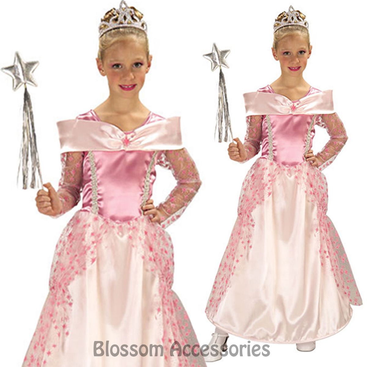 CK418 Girls Princess Pink Fairy Sleeping Beauty Aurora Book Week Dress  Costume | eBay