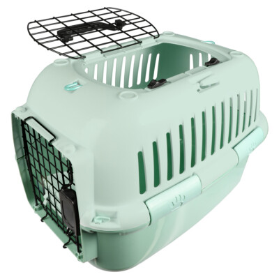 Europet Bernina Transportkäfig Adventurer 50 grün für Katzen bis 10 kg