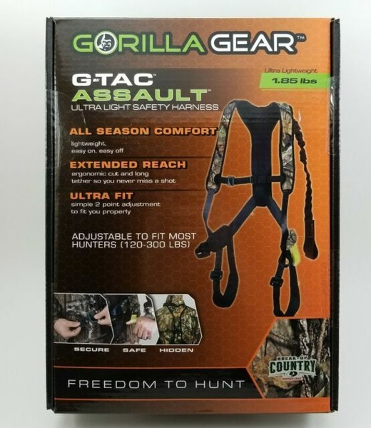 Gorilla Gear Gtac Assault Ultra Light Safety Harness 77516 for sale
