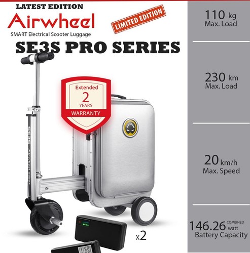 AIRWHEEL SE3S Pro 2025 Smart Rideable Suitcase Luggage SE3S Deluxe Edition - Picture 38 of 46