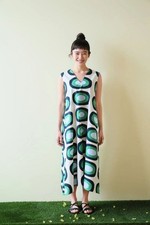 UNIQLO x Marimekko V-Neck Dress Green Size S - Brand New