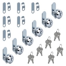 Cabinet Cam Locks Keyed 5/8" Cabinet Cam Lock for Files Drawers Tool Box Bar...