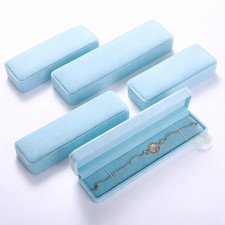 5 Pieces Long Velvet Gift Boxes for Bracelet and necklace only box 